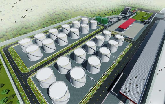 3万立方米成品油库建设...